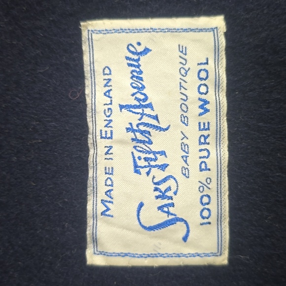 Vintage Saks Fifth Ave Wool Blanket - Picture 4 of 4